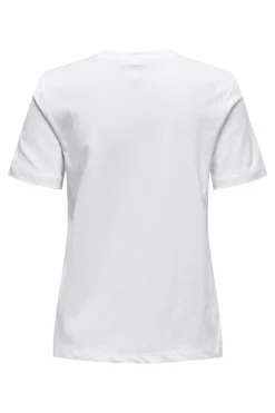 Camiseta manga corta con bordados