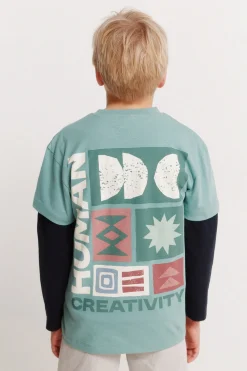 Camiseta manga corta creativity ni&ntilde;o