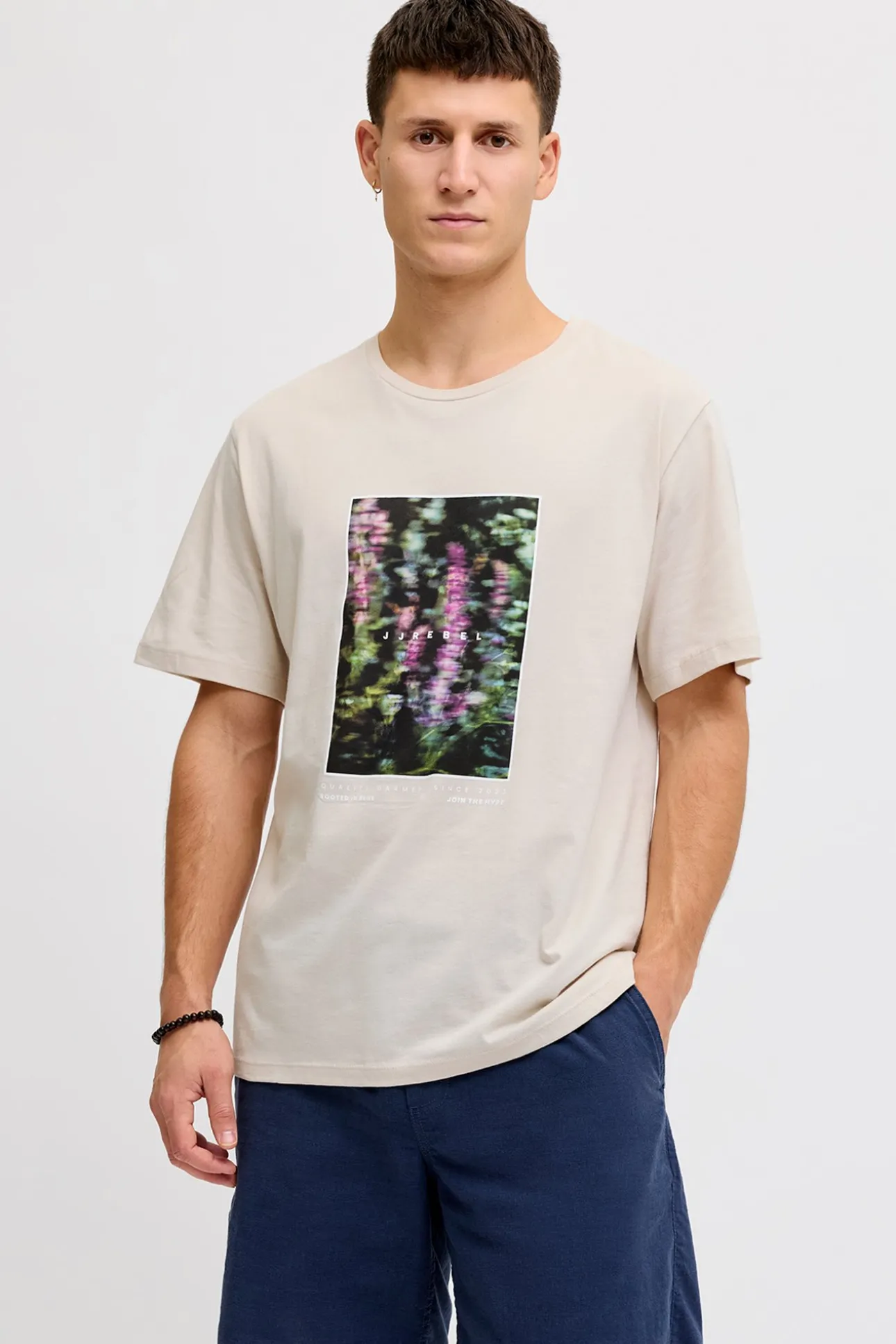 Camiseta manga corta de algod&oacute;n