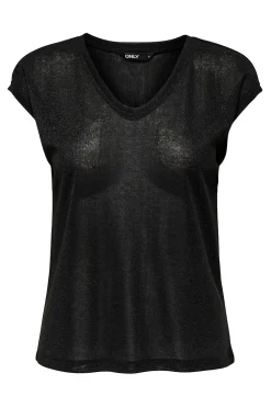 Camiseta manga corta de lurex