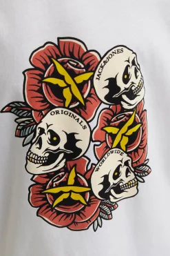 Camiseta manga corta estampada