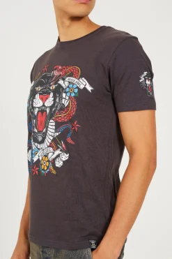 Camiseta manga corta estampada