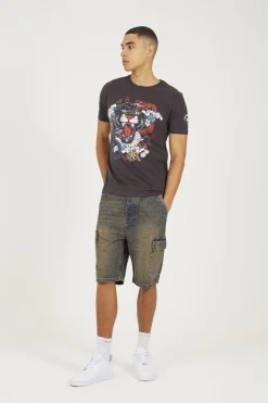 Camiseta manga corta estampada