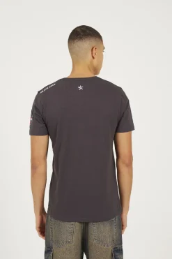 Camiseta manga corta estampada