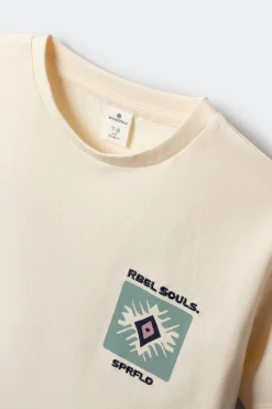 Camiseta manga corta etnica ni&ntilde;o