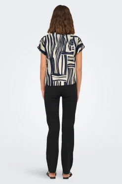 Camiseta manga corta fluida