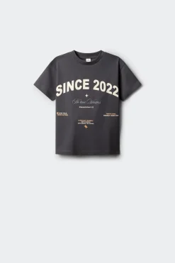 Camiseta manga corta gr&aacute;fico ni&ntilde;o