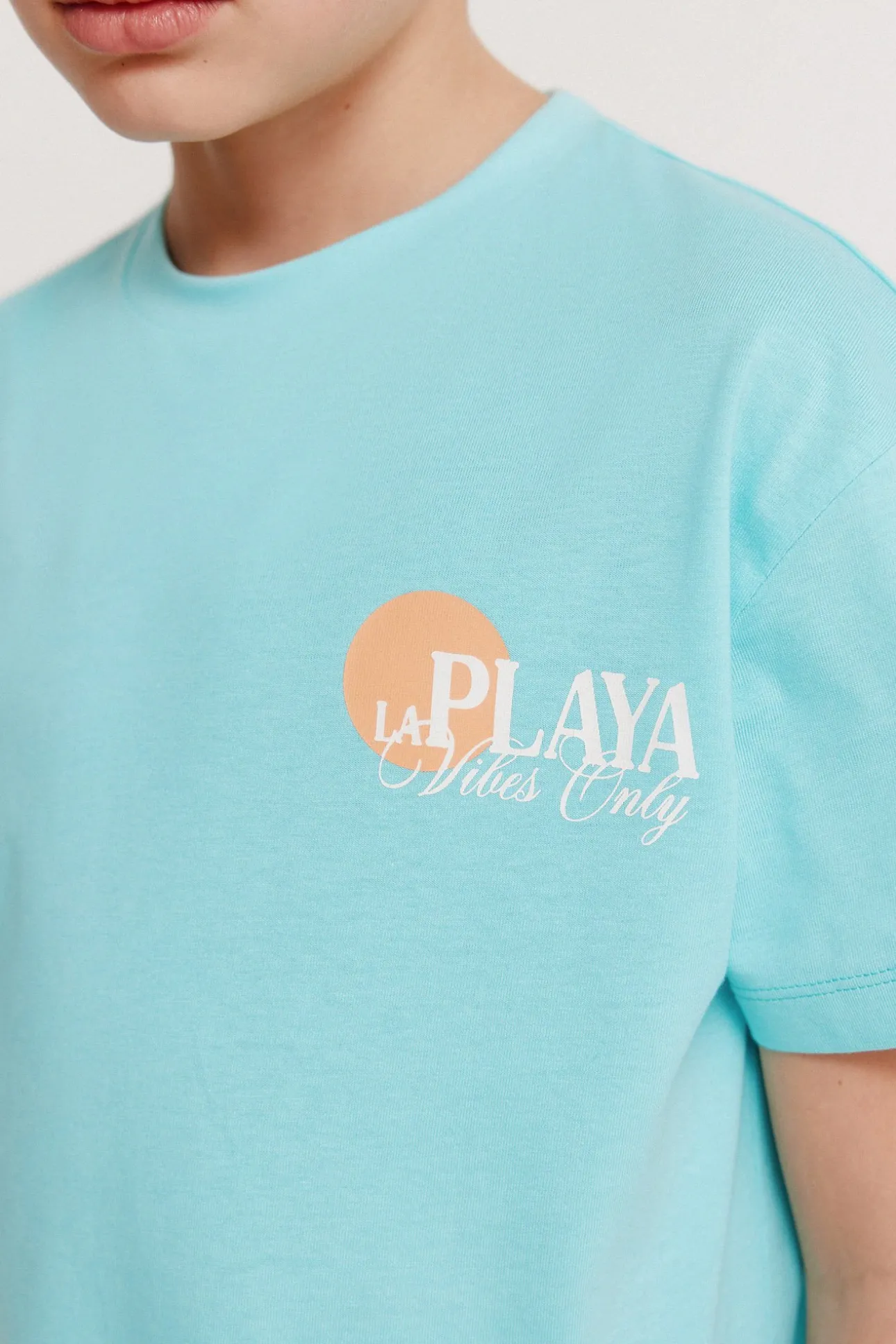 Camiseta manga corta la playa ni&ntilde;o