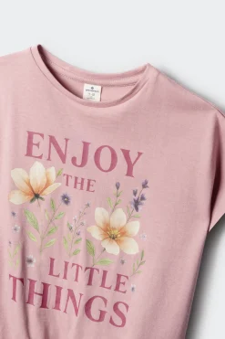 Camiseta manga corta little thing ni&ntilde;a