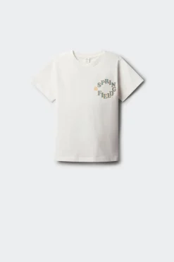 Camiseta manga corta logo ni&ntilde;o