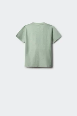 Camiseta manga corta microraya ni&ntilde;o