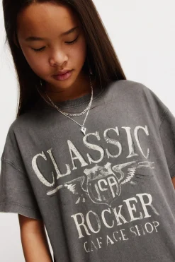 Camiseta manga corta rocker ni&ntilde;a