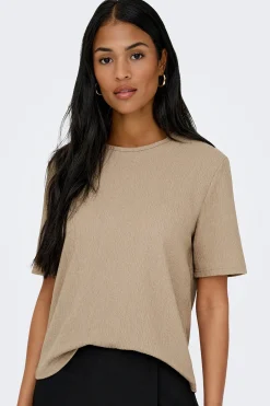 Camiseta manga corta textura