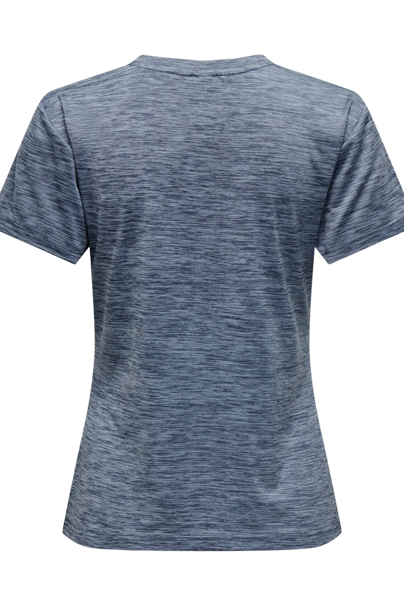 Camiseta manga corta y cuello V, y con tejido efecto lavado