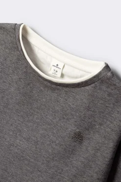 Camiseta manga larga b&aacute;sica ni&ntilde;o