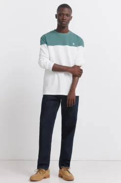 Camiseta manga larga bloque color