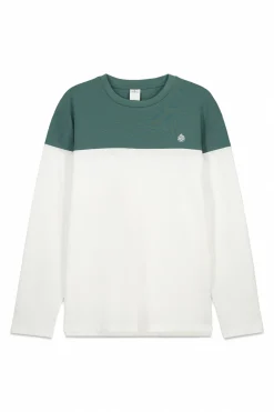 Camiseta manga larga bloque color