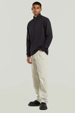 Camiseta manga larga, cierre cremallera