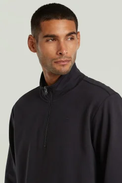 Camiseta manga larga, cierre cremallera