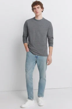 Camiseta manga larga doble microraya