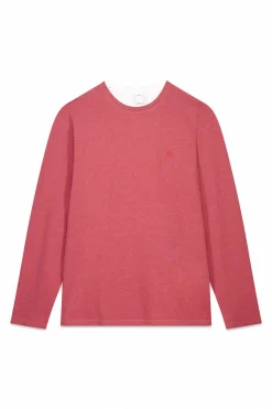 Camiseta manga larga doble melange