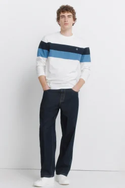 Camiseta manga larga piqu&eacute; cortes