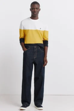 Camiseta manga larga piqu&eacute; bloques