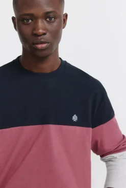 Camiseta manga larga piqu&eacute; bloques