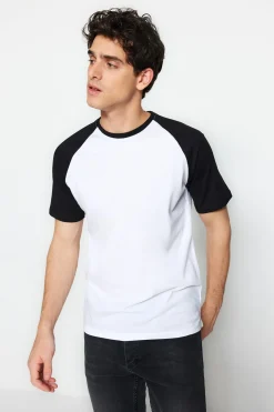 Camiseta mangas bicolor