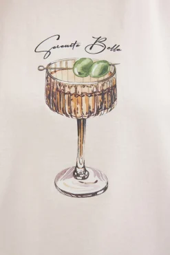 Camiseta oversize manga corta