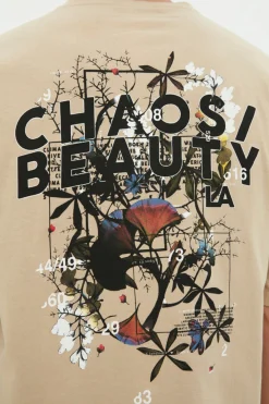 Camiseta oversize manga corta