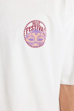 Camiseta oversize manga corta