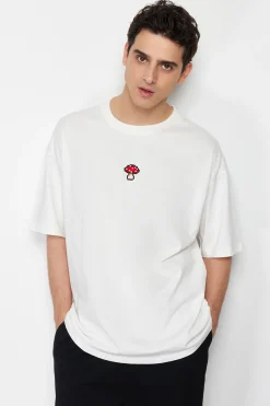 Camiseta oversize manga corta