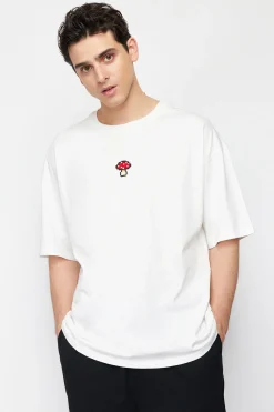 Camiseta oversize manga corta