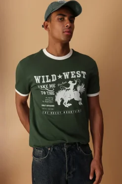 Camiseta oversize manga corta