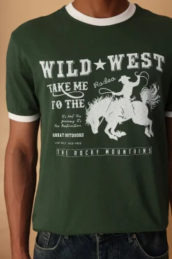 Camiseta oversize manga corta