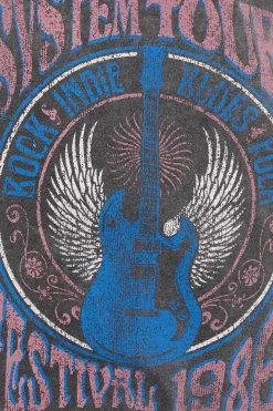 Camiseta posicional guitarra