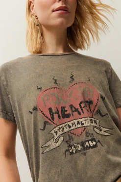 Camiseta print coraz&oacute;n