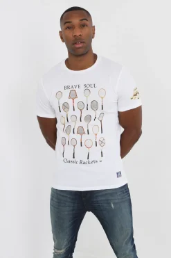 Camiseta raquetas manga corta