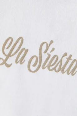 Camiseta relaxed de cuello redondo