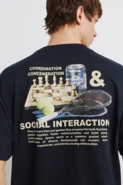 Camiseta social interaction