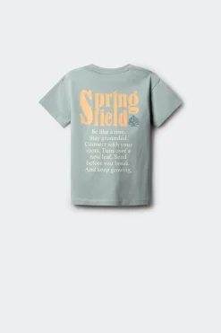 Camiseta texto springfield ni&ntilde;o