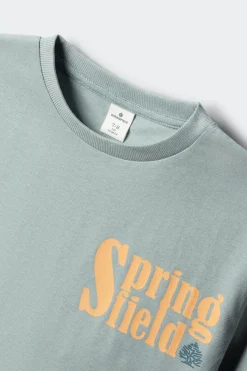 Camiseta texto springfield ni&ntilde;o