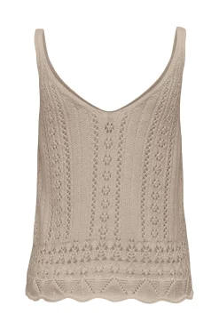 Camiseta tirantes de crochet