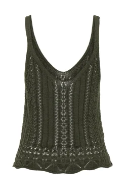 Camiseta tirantes de crochet