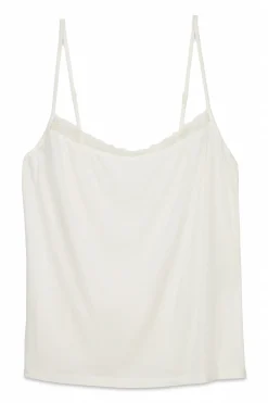 Camiseta tirantes punto s&uacute;per suave blanca