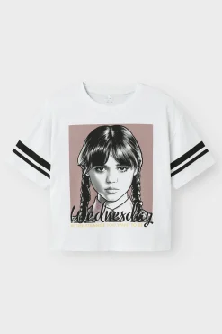Camiseta Wednesday de ni&ntilde;a