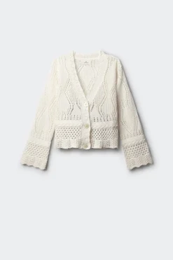 Cardigan calados ni&ntilde;a
