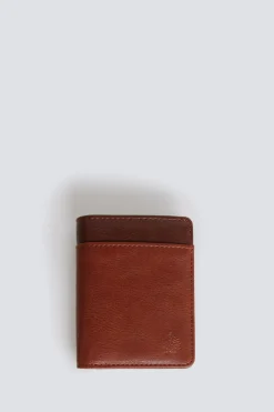 Cartera efecto piel bicolor