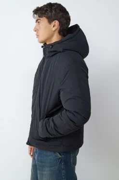 Cazadora acolchada capucha